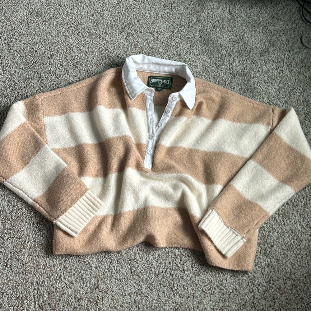 American Eagle Crop Sweater